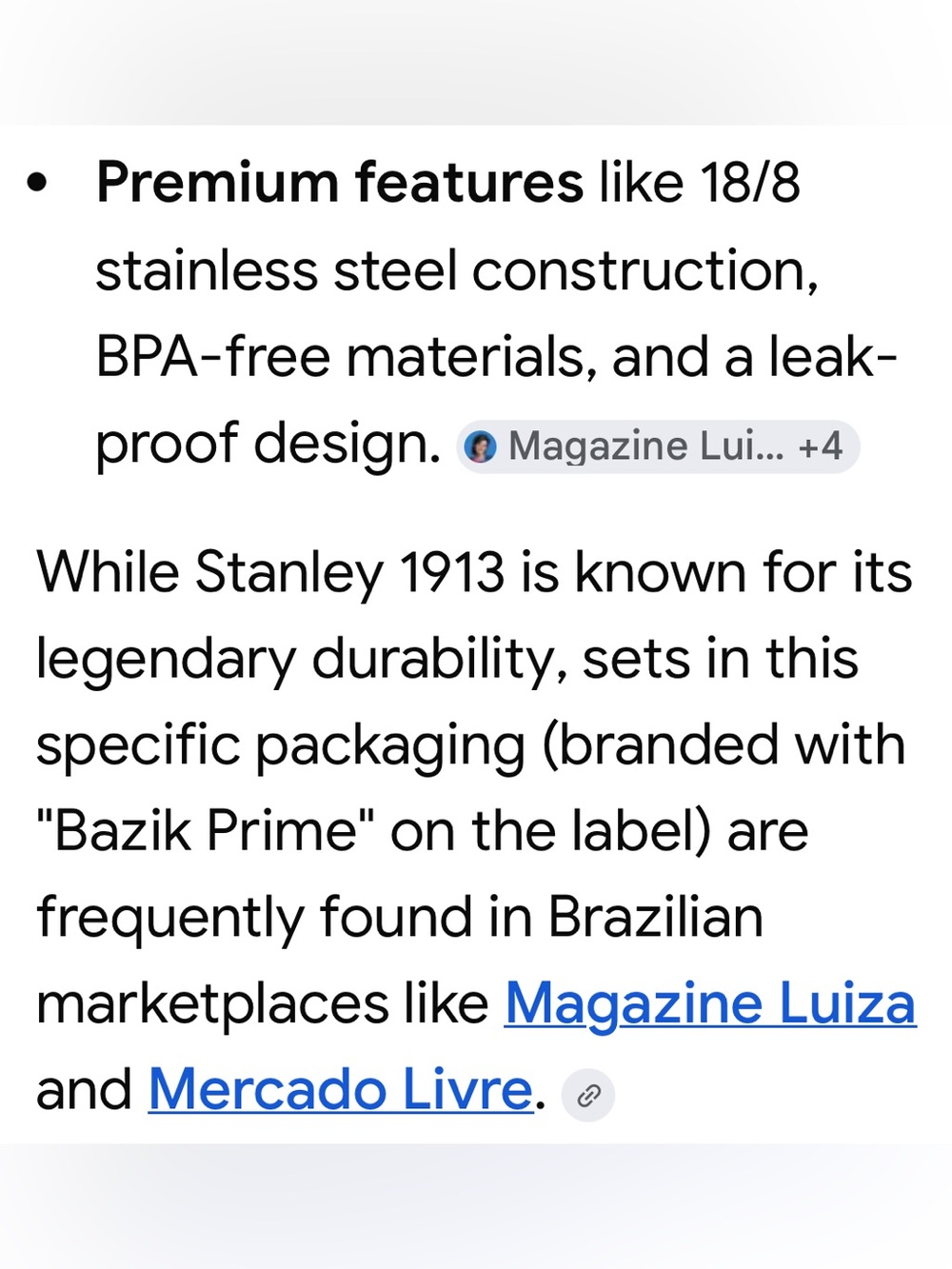 EXCLUSIVE Brazil adventures on the go  Stanley Vacuum Flask Set HARD TO FIND - Picture 8 of 8